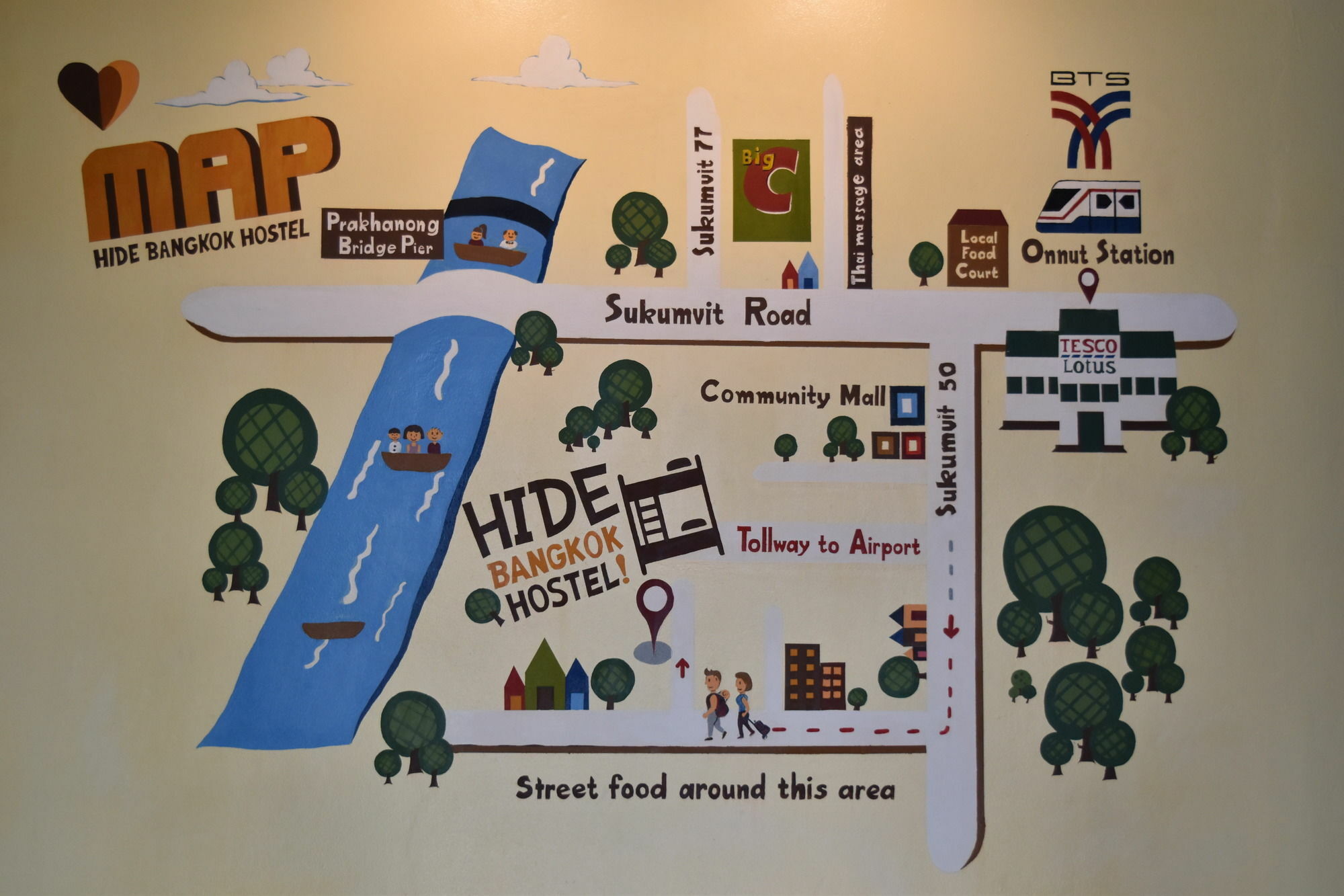 Hide Bangkok Hostel Eksteriør billede